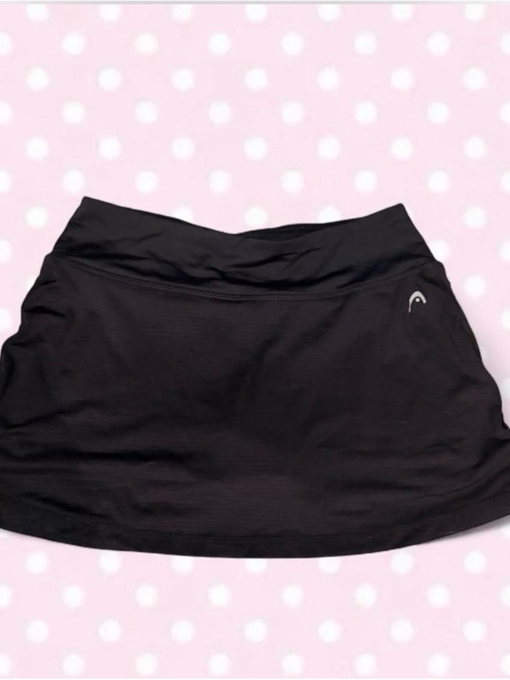 HEAD Women's Athletic Skirt Black Tennis Golf Activewear Skort Sz Small EUC